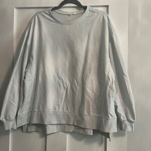 Z Supply Soft Oversized Light Mint Crewneck Top